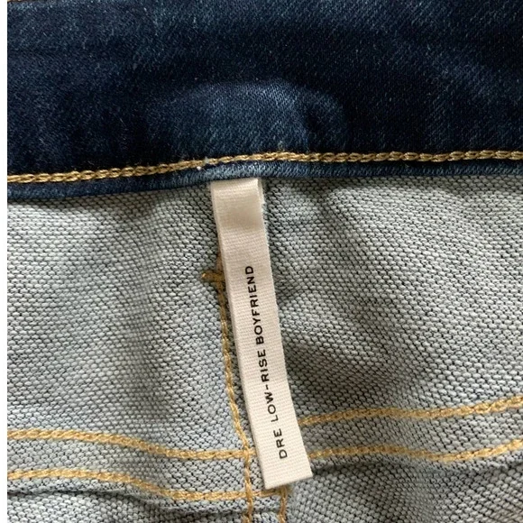 Rag & Bone Dre Low Rise Boyfriend Jeans in Loopback Denim, size 30, NWT